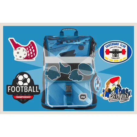 BAAGL Školní aktovka Zippy Sport - Kreativ