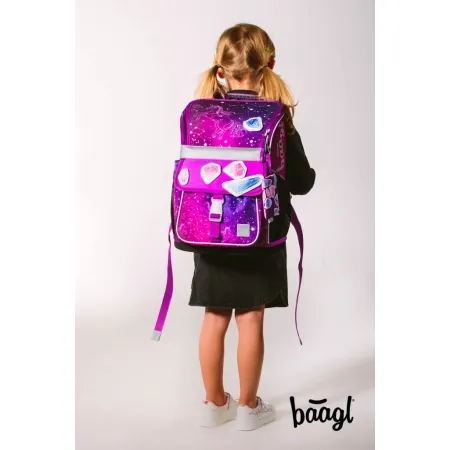 BAAGL Školní aktovka Zippy Unicorn Universe - Kreativ