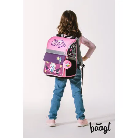 BAAGL Školní aktovka Zippy Unicorn