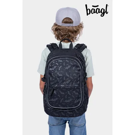 BAAGL Školní batoh Core Batman černý GRS