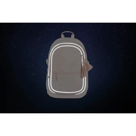 BAAGL Školní batoh Core Creamy