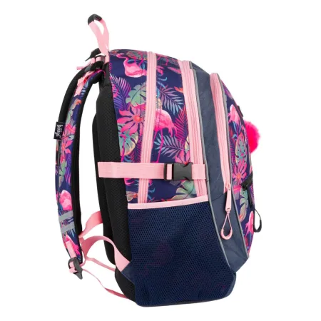 BAAGL Školní batoh Core Flamingo
