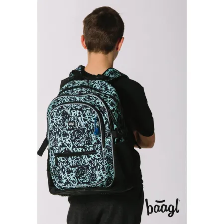 BAAGL Školní batoh Core Graffito