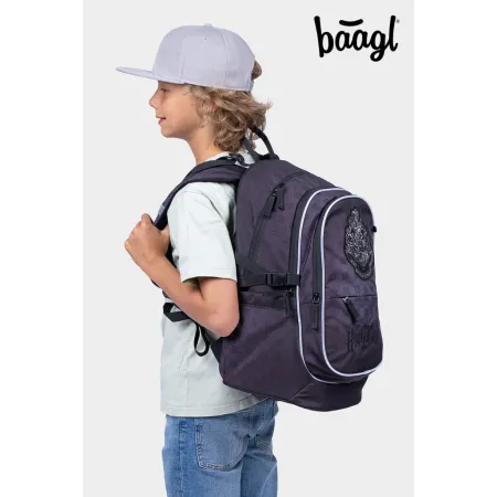 BAAGL Školní batoh Core Harry Potter Bradavice černý GRS