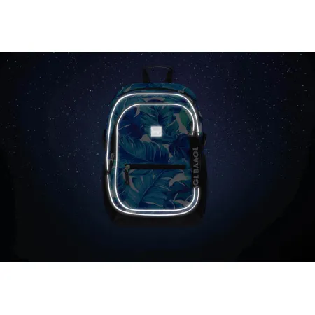 BAAGL Školní batoh Core Monstera