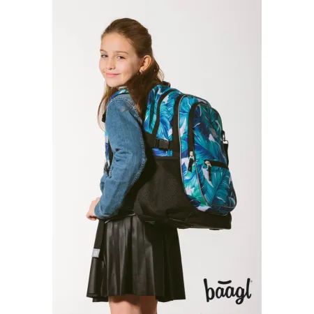 BAAGL Školní batoh Core Monstera