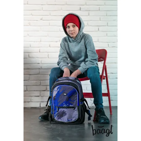 BAAGL Školní batoh Core Paintball