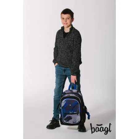 BAAGL Školní batoh Core Paintball