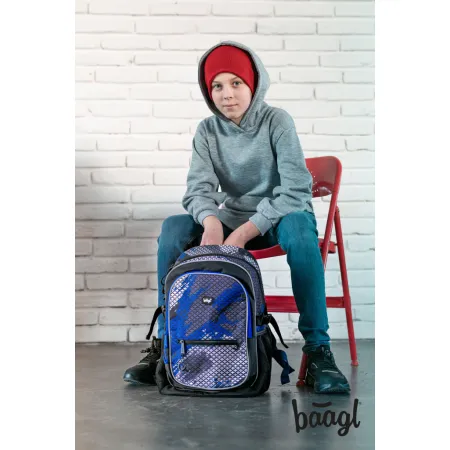 BAAGL Školní batoh Core Paintball