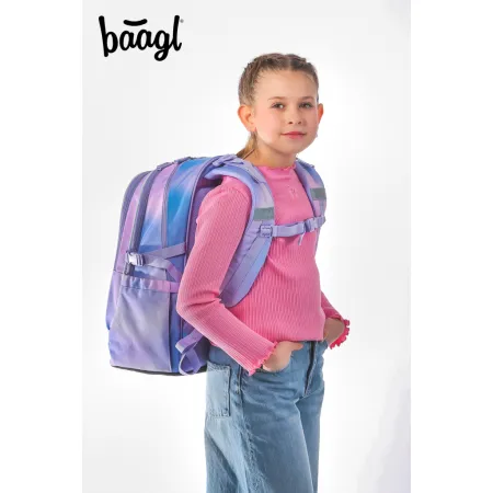 BAAGL Školní batoh Core Sky GRS