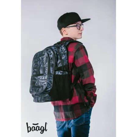 BAAGL Školní batoh Core Technic