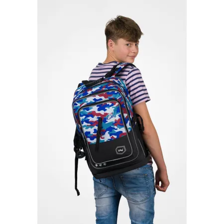 BAAGL Školní batoh Cubic Army