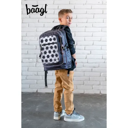 BAAGL Školní batoh Cubic Goal