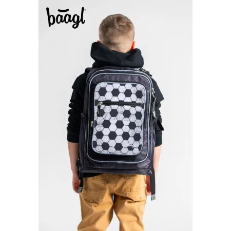 BAAGL Školní batoh Cubic Goal