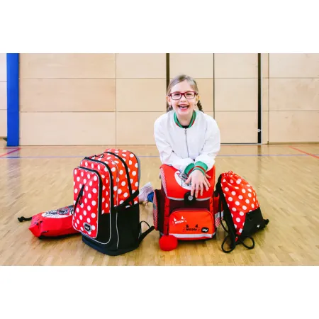 BAAGL Školní batoh Cubic Puntíky