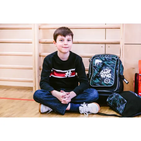 BAAGL Školní batoh Cubic Street King