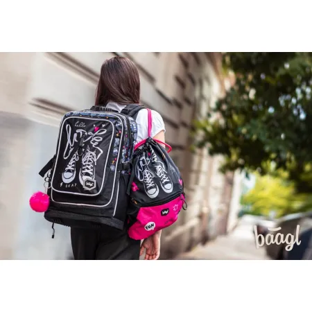 BAAGL Školní batoh Cubic Tenisky
