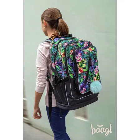 BAAGL Školní batoh Cubic Tropical