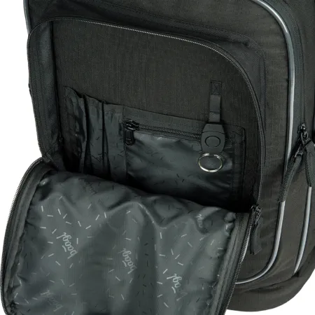 BAAGL Školní batoh Cubic Uni Černá GRS