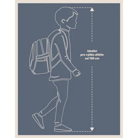 BAAGL Školní batoh Logo black