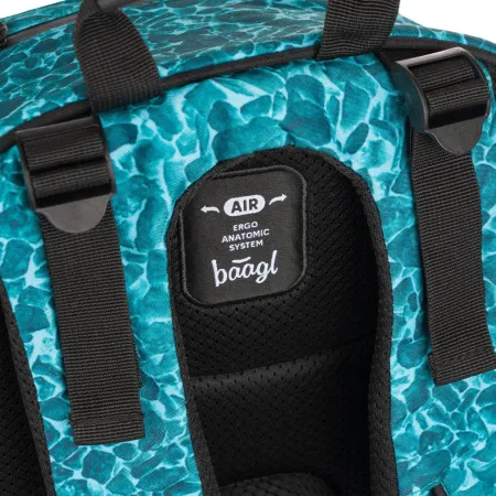 BAAGL Školní batoh Skate Aquamarine