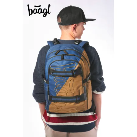 BAAGL Školní batoh Skate Duo GRS