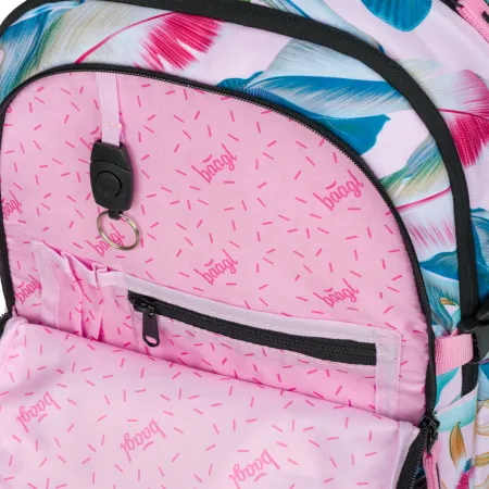 BAAGL Školní batoh Skate Leafs