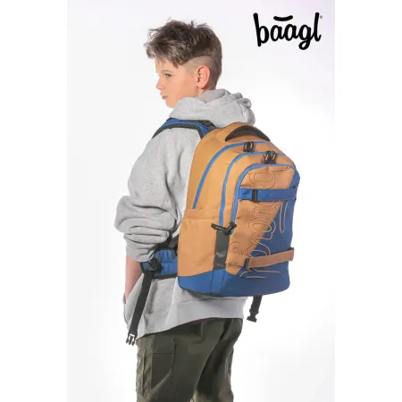 BAAGL Školní batoh Skate Max Duo GRS