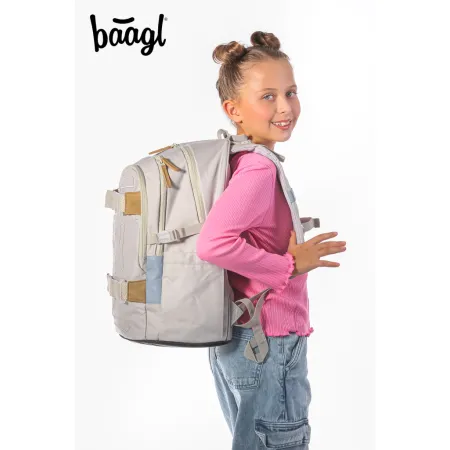 BAAGL Školní batoh Skate Mist GRS