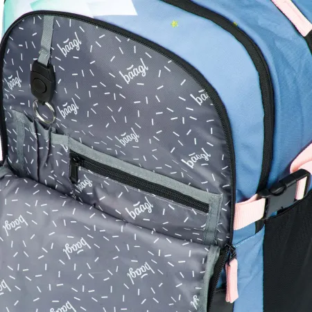 BAAGL Školní batoh Skate Moon