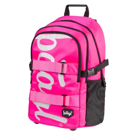 BAAGL Školní batoh skate Pink