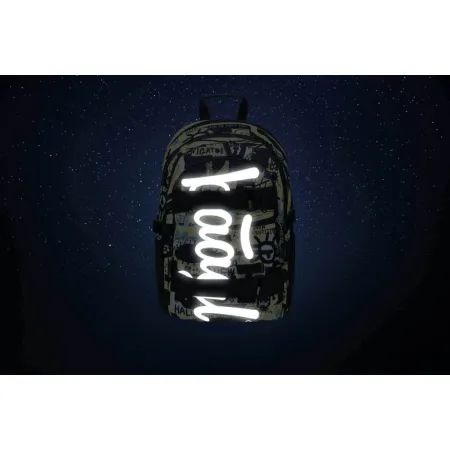 BAAGL Školní batoh Skate Street art