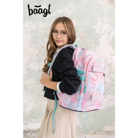 BAAGL Školní batoh Skate Sunset