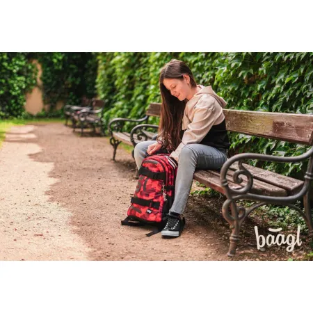 BAAGL Školní batoh Skate Triangle