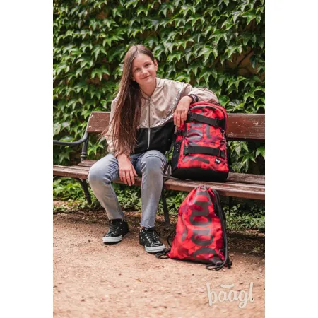 BAAGL Školní batoh Skate Triangle