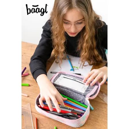 BAAGL Školní penál etue Sunset