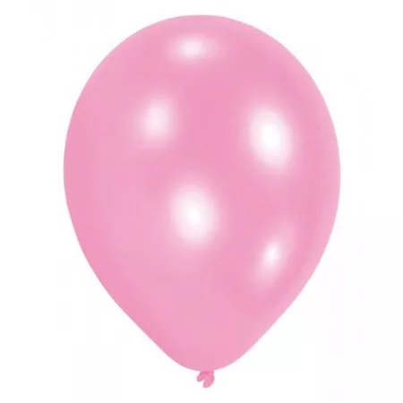 Balónek jednobarevný nafukovací 19710 koule P růžová sada 100 ks