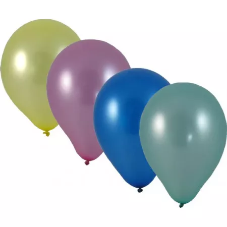 Balónky nafukovací sada 5ks 31010 metalíza 