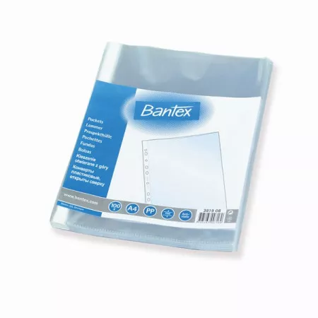 BANTEX eurofolie A4 lesklé 45 micronů 100ks