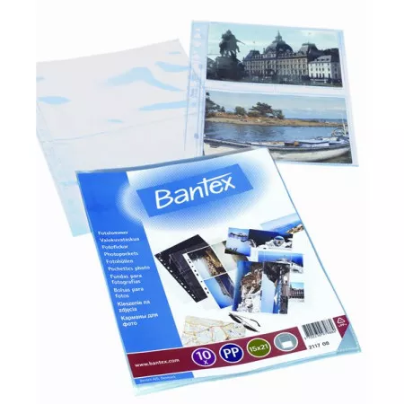 BANTEX kapsa A4 na foto 15x21 cm, 100 micronů, 4 foto, 10 kusů