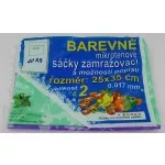 Barevné sáčky zamražovací č. 2, rozměr 25x35cm, 17 micronů