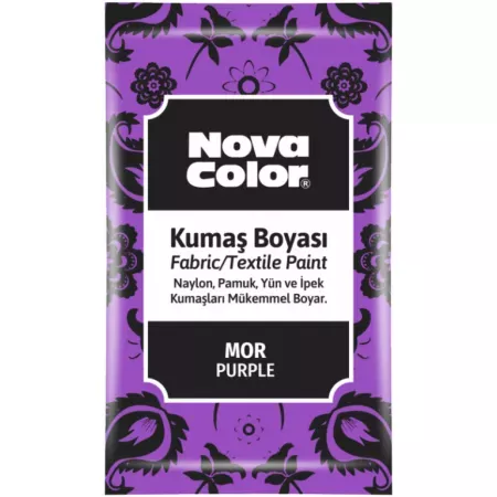 Barva na textil Novacolor prášková 12g - různé barvy
