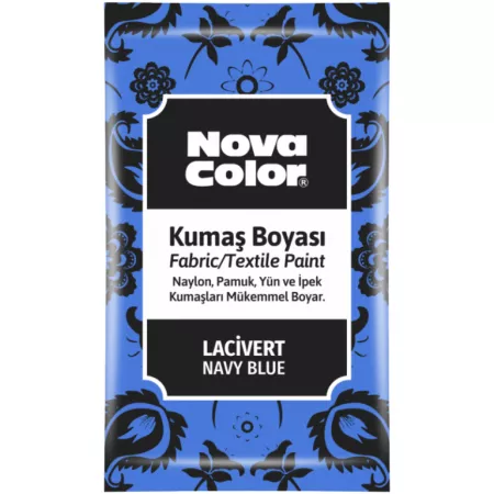 Barva na textil Novacolor prášková modrá 12g NC-909 