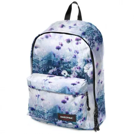 Batoh Eastpak, fialový, květinový vzor