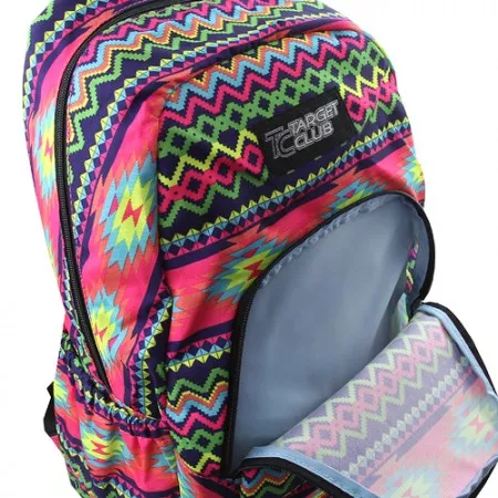 Batoh na volný čas Target, barevné ornamenty
