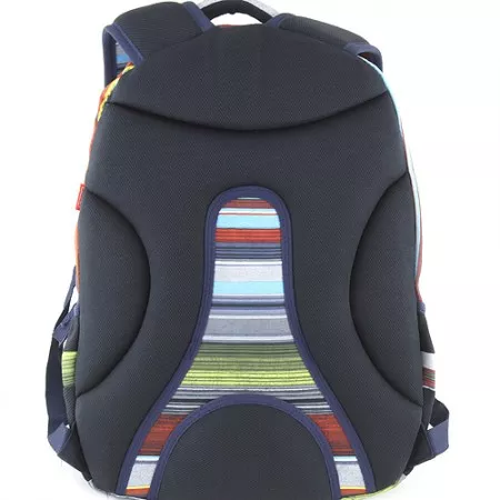 Batoh školní 2v1 Target, barevné pruhy