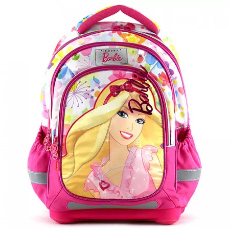 Školní batoh Barbie, Flower, růžový
