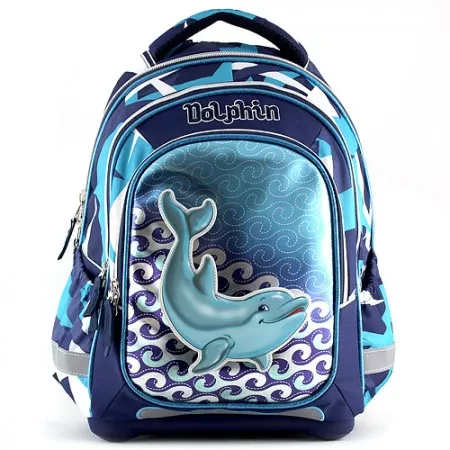 Školní batoh Dolphin, modrý