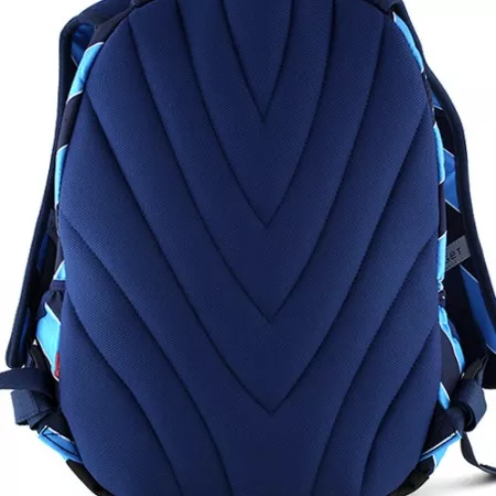 Školní batoh Goal, modré proužky, vyšší