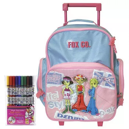 Školní batoh Cool trolley set, holky Fox Co.
